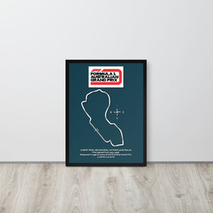 Australian GP Framed poster