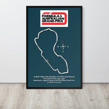 Load image into Gallery viewer, Australian GP Framed poster
