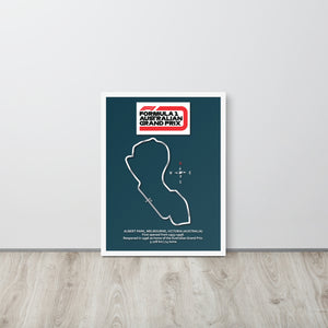 Australian GP Framed poster