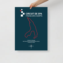 Load image into Gallery viewer, Spa Track poster
