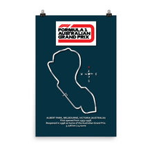 Load image into Gallery viewer, Australian GP Track Poster

